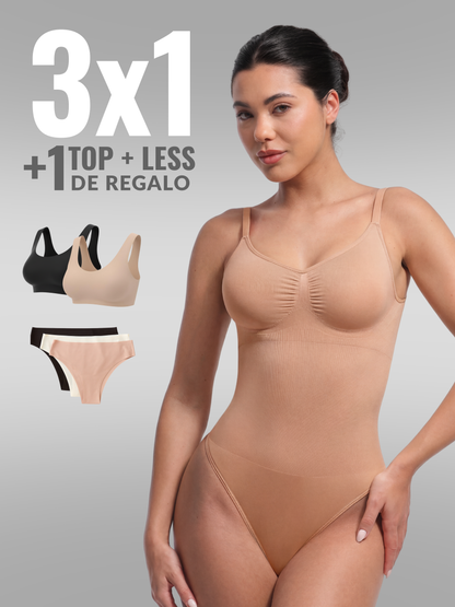 PROMO 3X1 Body Reductor + Top Segunda Piel + Colaless Segunda Piel
