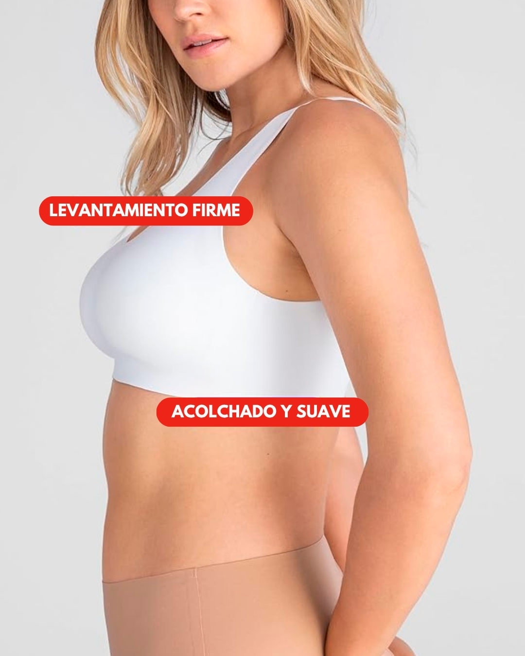 Corpiño Figura Segunda Piel Bretel Ancho 3x1