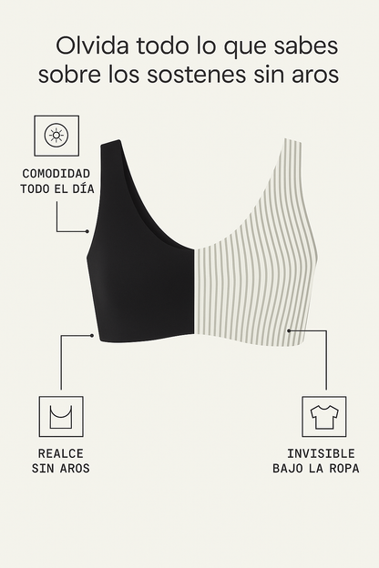 Corpiño Figura Segunda Piel Bretel Ancho 3x1