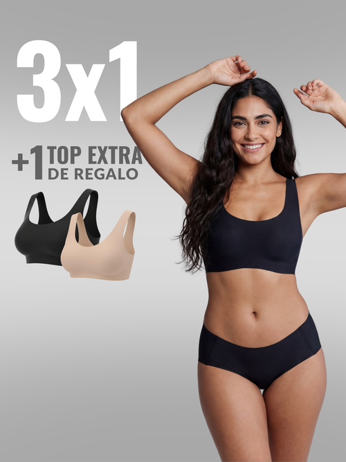 PROMO 3x1 | Corpiño Figura Segunda Piel