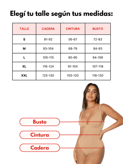 PROMO 3X1 Body Reductor + Top Segunda Piel + Colaless Segunda Piel